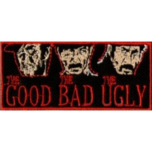 3.55'' The Good The Bad and the Ugly Embroidered iron on Patch Western Movie Clint Eastwood