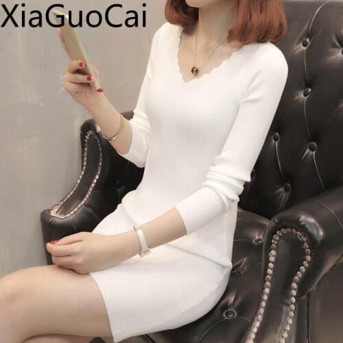 Женские пуловеры с V-образным вырезом XiaGuoCai China At AliExpress