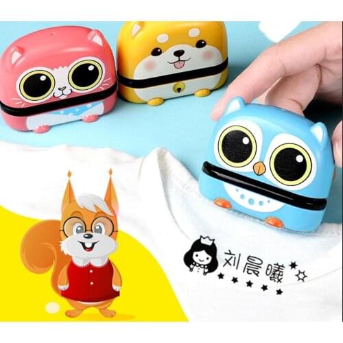 Cute pet baby seal custom cartoon kindergarten name student clothes photosensitive non-fading small animal seal