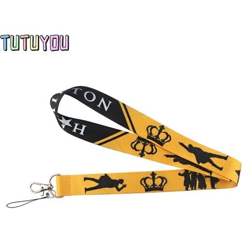 PC1237 Broadway Musical Hamilton Neck Strap Lanyards ID Badge Card Holder Keychain Phone Gym Strap Webbing Necklace Gift