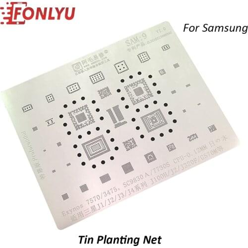 Amaoe Steel Mesh For Samsung S8 S9 S10 Plus A520 Exynos990 J1 J2 J3 J4 A9 C9 Tin Planting Mesh Planting Table With Anti Druing