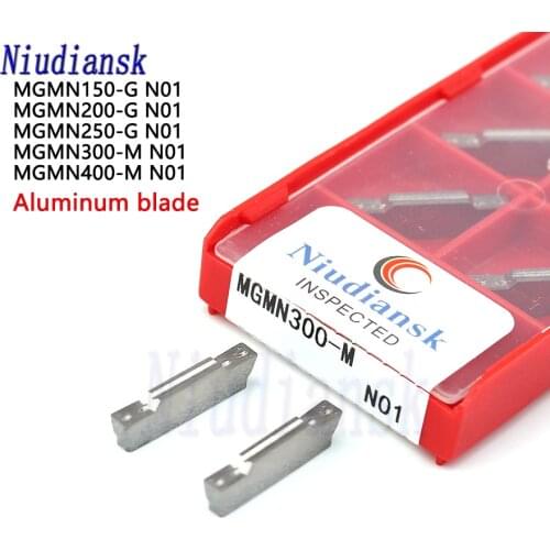 MGMN150 MGMN200 MGMN250 MGMN300 MGMN400 N01 Carbide Inserts Machining Aluminum Copper Non-ferrous Grooving Turning Inserts Tools