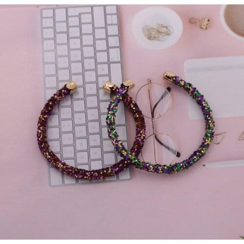 Xujiafu Resin Flash Bracelet Womens C Bracelet Luxury Charm Bracelet 2020 New Jewelry Gift Wholesale