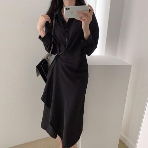 Модные платья-рубашки Zoki China At AliExpress