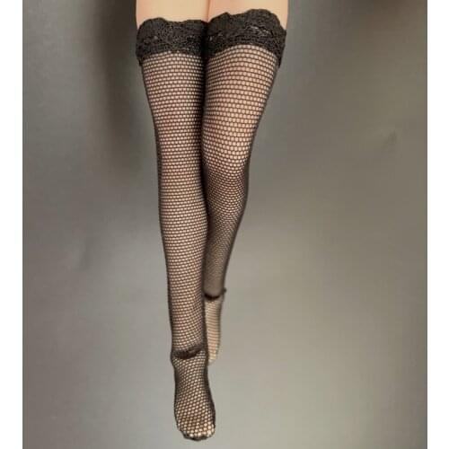 1/12 Female Lace Stockings Fishnet Socks Clothes Fit Phicen Figure Body Dolls 12'' Female SOldier FIgure Toys Colthing set Toys