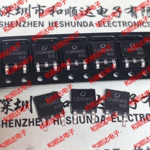 10pcs/lot CJU80N03 New stock TO-252 30V 80A