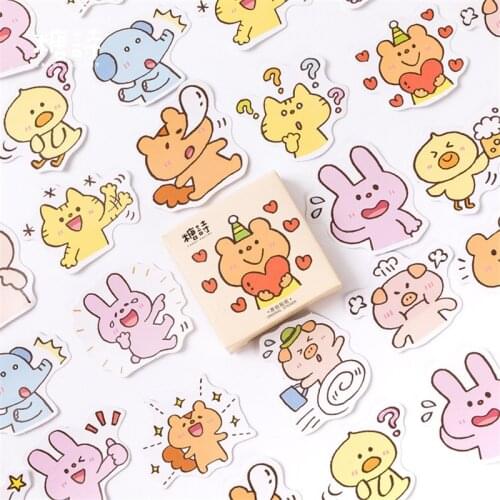 45pcs/pack Mini Pokemon Decorative Bullet Journal Stickers Adhesive Stickers DIY Decoration Diary Stationery Stickers