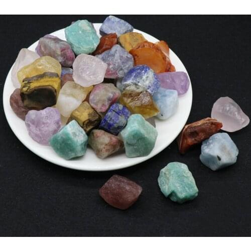 1Pcs Irregular Natural Mixed Agate Loose Stone DIY Fashion New Chakra Stone Accessories Home Decoration Ornaments Free Shipping