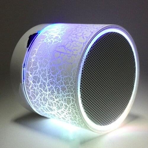Bluetooth Speaker Mini Wireless Loudspeaker Crack LED TF Card USB Subwoofer Portable MP3 Music Sound Column for PC Mobile Phone