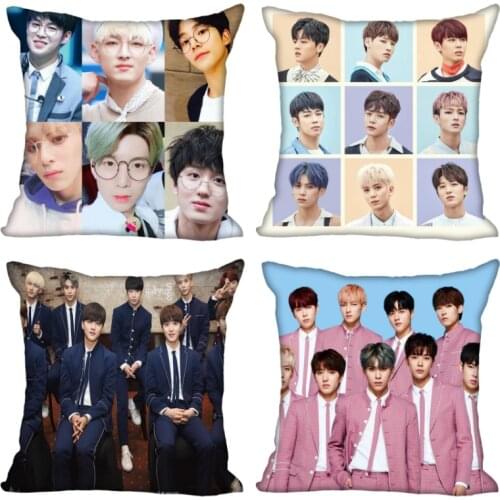 KPOP SF9 Pillow Case For Home Decorative Pillows Cover Invisible Zippered Throw PillowCases 40X40,45X45cm
