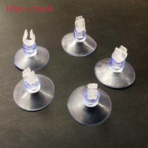 10 Pcs/set Fish Tank Suction Cup Type Water Pipe Fixing Clamp Aquarium Filter Hose Holder Suitable For 5mm Oxygen Tube Holder