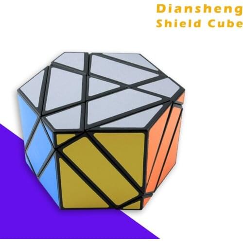 DianSheng Shield Magic Cube Modun Magic Cube Puzzle IQ Brain Teaser Toys Speed Magic Cube Puzzle Toys Educational Toys for Kids