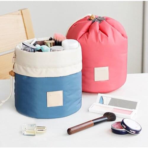 Travel Drawstring Cosmetic Bag Neceser Women Makeup Bags Toiletries Organizer Waterproof Female Storage Make up Storage bag#Y5