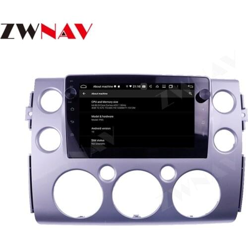 DVD Player Auto Radio Multimedia Head Unit Touch Screen For Toyota FJ Cruiser Android 10 4+128G IPS GPS Navigtion Car