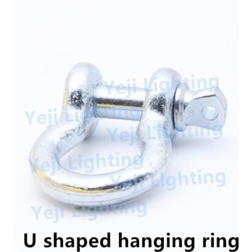 Hardware zinc alloy u shaped u form metal haning ring /anchor bracket for chandeliers, trailer hooks