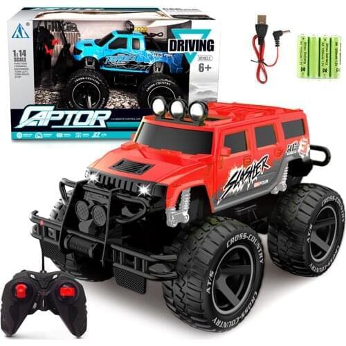 Rc Car Toys For Kids 1/14 Scale 15km/h 2wd Land Off-road With Car Light Remote Control Car Rc Toys Car 18 Years Old Collection