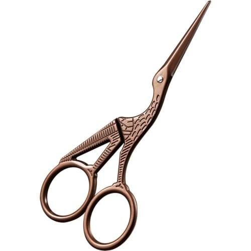 Chinese Style Restoring ancient ways household stainless steel small scissors tea accessories handmade paper cutting knife