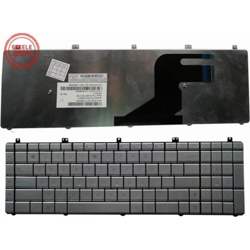 New Keyboard US/Ru for ASUS N75 N75SF N75SL N75S N75YI267SL N75YI245SL N75Y English laptop keyboard Silver replace notebook