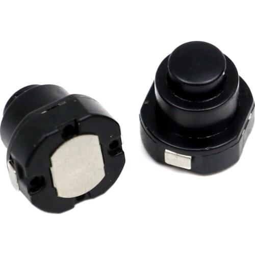 Flashlight switch button power supply push button switch Small circular cone 1010X KAN-10A self locking lock button 2pcs/lot