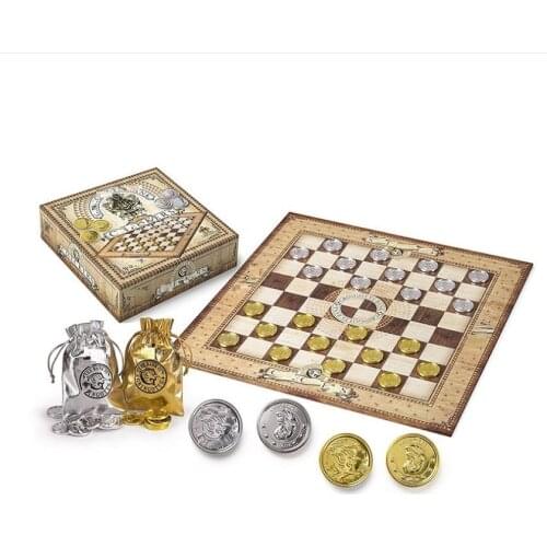 Movie& TV Hot Sale New Harried Gringotts Coin Collection Set Potter Simple Checkers Board Toys for Children Birthday Gift
