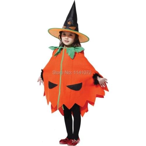2014 fashion halloween pumpkin costume for kids pirate costume made in china