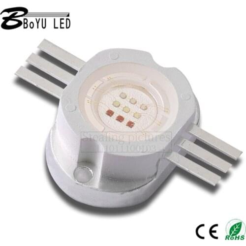 High-power LED integrated light source 10W RGB full-color LED lamp beads Guanghong 45mil package led lamp beads