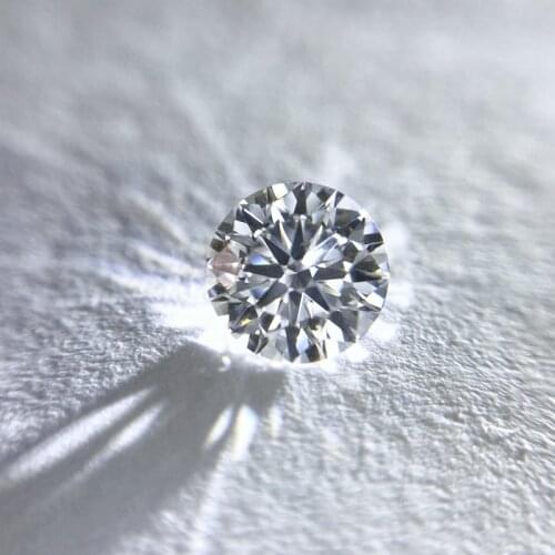 7.5mm D Color loose Moissanite 1.5 Carat VVS1 grade Jewelry Loose Stone DIY material round Brilliant cut Moissanite