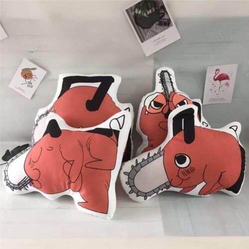 Anime Chainsaw Man Pochita Cosplay Stuffed Pillow Doll Toy Plush Pendant Bag Decoration Fans Gift