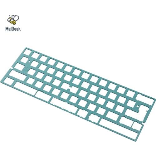 MelGeek PCB Plate CNC for GH60 Mechanical Keyboard MJ61 63 64 Anodized Electrophoretic Aluminum Customized Positioning Plate