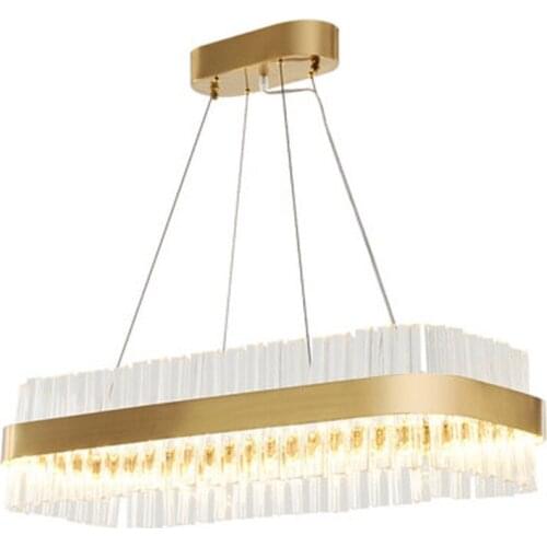 Pendant Lights Elegant Luxury Modern Crystal Metal Pendant Lamp Fixture For Foyer Porch Living Room Chandelier Lighting PA0607