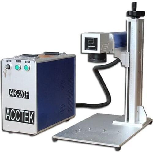 Jinan AccTek Portable Fiber Laser Marking Machine 20w 30w 50w 100w for Metal Plstic Stainless Steel Steel PvC