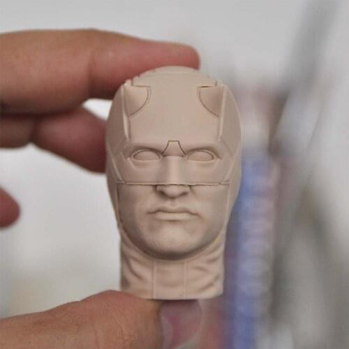 Blank Hot 1/6 Scale Matt Murdock Head Sculpt Unpainted Fit 12" Figure