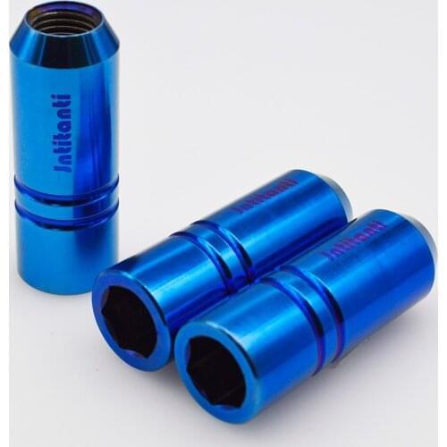 HEX SOCKET cone seat open end titanium alloy hub nuts m14*1.5*60