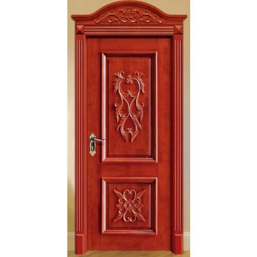 Custom traditional doors solid oak wood doors contemporary single front door interior door available C-019