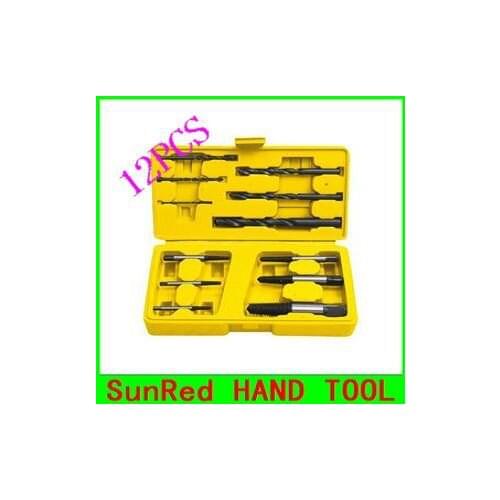 BESTIR high quality from taiwan 12pcs Broken Bolt Removal Tool auto repair tools NO.93414 freeshipping