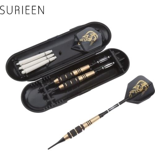 High Quality Professional 3Pcs/Box 18 Grams Soft Needle Tip Brass Darts 18g Electronic Dart With Nice Flame Dragon Dart Flights