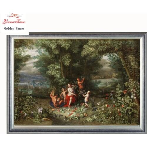 Golden Panno Needlework DIY DMC Cross stitch Sets For Embroidery kits Precise unprinted religion Patterns Counted Cross-stitch07