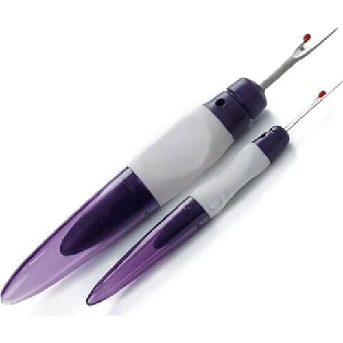 1Pcs Sewing Crafts Quick Unpicker Handmade Seam Ripper Rubber Handle DIY Tool Accessory Thread Cutter Stitch Ripper Portable