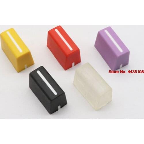 4pcs for RANE TTM-54 56 57 61 62 68 vertical potentiometer faders knobs caps / horizontal Push fader knob cap soft knob cap