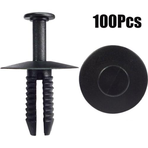 For BMW 51118174185 100pcs Trim Sill Car Rivets Wheel Arch Clips Retainer 20mm*17mm Accessories Repair Kit Set Parts