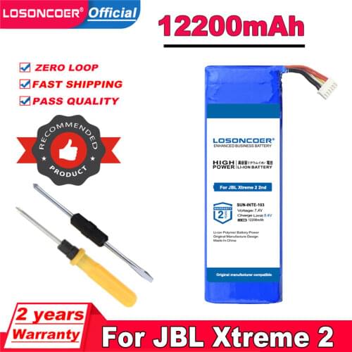 11500mAh Battery SUN-INTE-103 2INR19/66-2 ID1019 For JBL Xtreme 2 2nd Player For JBL Xtreme 3 Battery Bluetooth Speaker