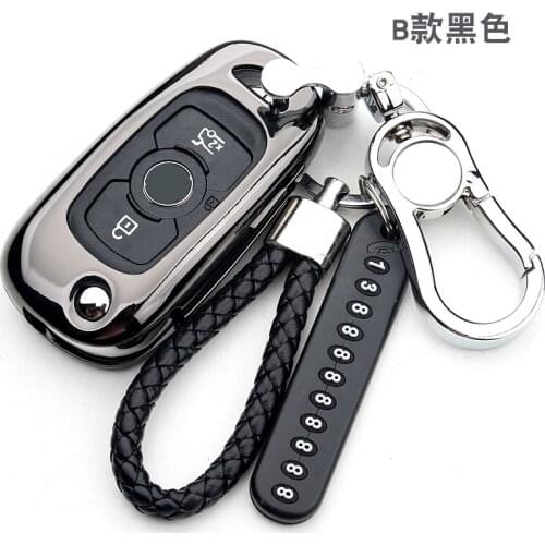 Car Key Cover For Opel Vauxhall Astra K Corsa E For Buick VERANO ENCORE GX GL6 2019 2020 2018 Flip Key Case Holder Cover