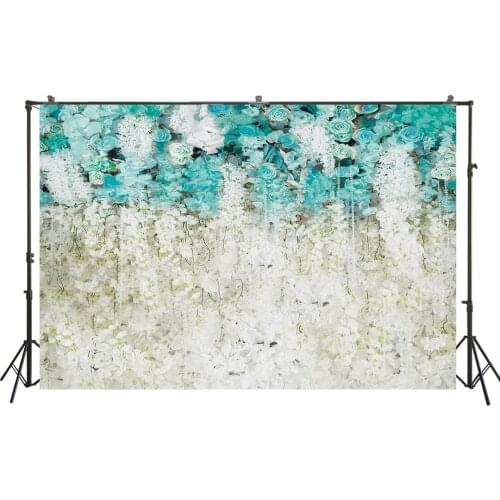 HUAYI Photography Background Wedding Flowers Wall Backdrop Vinyl Baby Shower Birthday Party Child Photo Studio Backdrop W-460