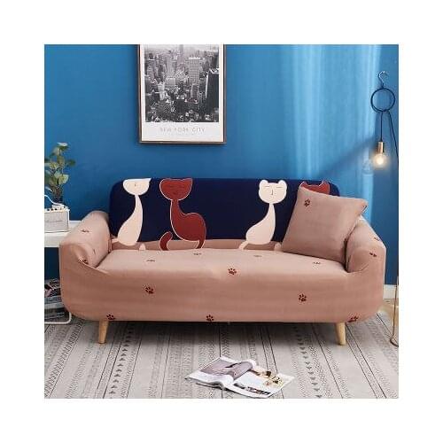 Colorful geometric 1/2/3/4 seater Sofa cover Tight wrap all-inclusive sectional elastic seat couch covers Slipcovers Christmas