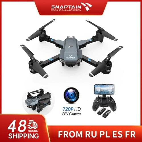 SNAPTAIN AA5MQ 720P HD Drone Camera Voice Control Circle Fly Professional Quadcopter RC Drone 3D Foldable Smart Drone