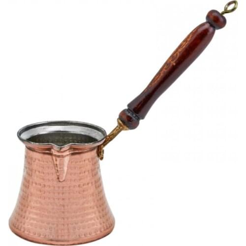 Turkish Style Copper Casting Coffee Pot Maker Handmade 4 Person Capacity Decorative Gift Accessory Ottoman