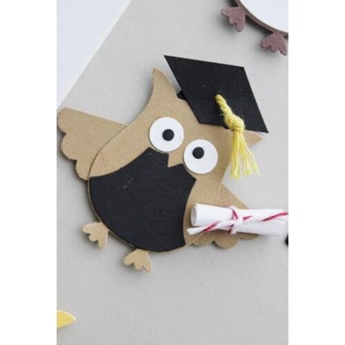 Lovely Little Owl Metal Cutting dies 2019 new Craft Dies for Embossing Paper Card making Scrapbooking Decoration Photo Crafts