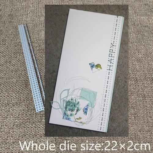 XLDesign Craft Metal Cutting Die cut dies 2pcs paper edge decoration scrapbook Album Paper Card Craft Embossing die cuts