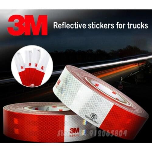 5cm*300cm Arrow Reflective Tape Safety Caution Warning Reflective Adhesive Tape Sticker For Truck Motorcycle Bicycle Car Styling