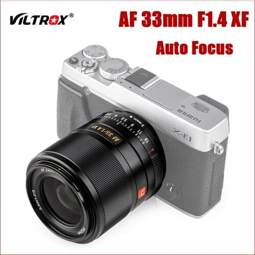 VILTROX AF 33/1.4 XF 33mm F1.4 STM Camera Lens for Fujifilm FUJI X-mount XT3 XH1 X20 XT30 XT20 XT10 Auto Focus